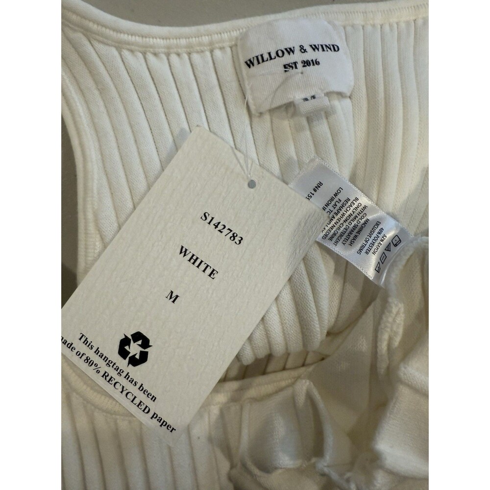 NEW Willow & Wind Knit Dress Womens Medium Bridal Bride Bachelorette Travel - Picture 3 of 5